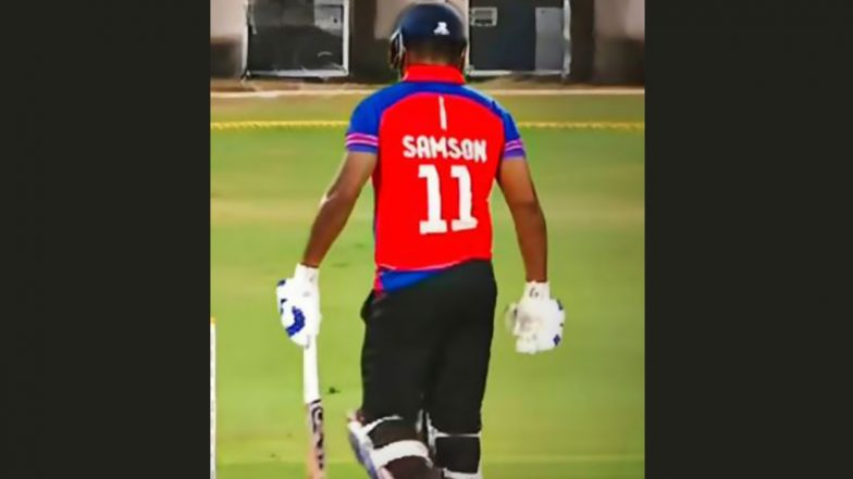KCL 2025: Sanju Samson’s Explosive Century Sets Up Thrilling Win for Kochi Blue Tigers Against Aries Kollam Sailors (Watch Video)