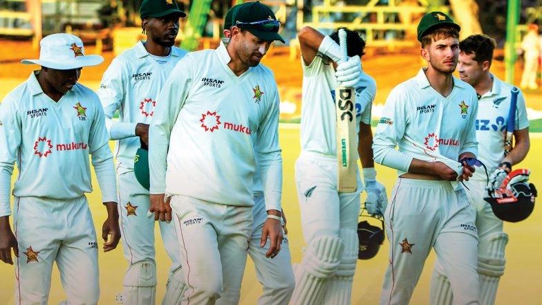 How To Watch ZIM vs NZ 2nd Test 2025 Day 3 Free Live Streaming Online? Get Free Telecast Details of Zimbabwe vs New Zealand Cricket Match on TV