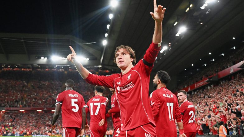 Premier League 2025-26: Late Surge from Federico Chiesa, Mohamed Salah Powers Liverpool to 4-2 Win over Bournemouth in Season Opener