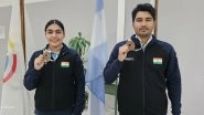 Asian Shooting Championships 2025: Saurabh Chaudhary-Suruchi Inder Singh Bags 10M Air Pistol Mixed Team Bronze Medal