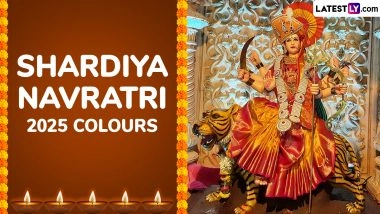 Navratri 2025 Colours October Dates: Check Day-Wise List of Sharad Navratri Colours To Wear on 9 Days of Navaratri Festival