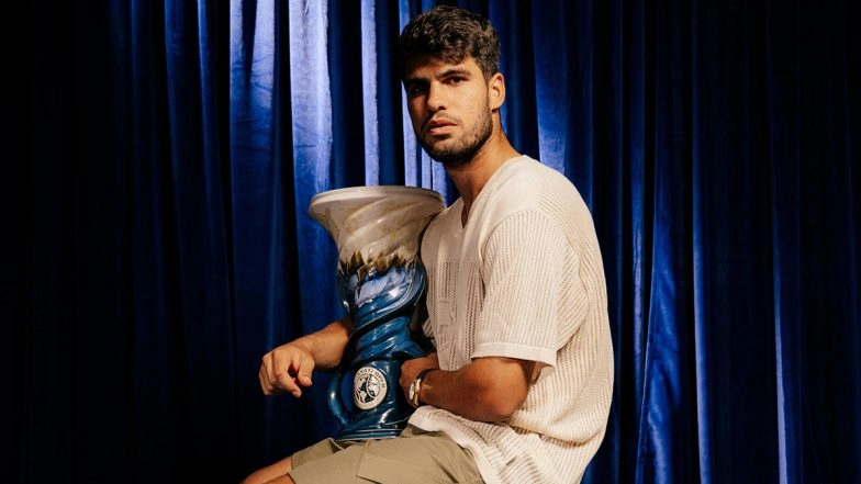 Cincinnati Open 2025: Carlos Alcaraz Wins Title As Jannik Sinner Retires in Final 