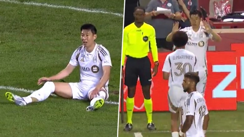 Son Heung-min Makes MLS Debut for Los Angeles FC During Chicago vs LAFC 2025 Match, Former Tottenham Hotspur Legend Earns Crucial Penalty To Help Side Draw With Chicago Fire FC (Watch Video)