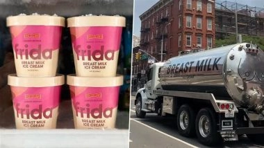Frida’s Breast Milk Flavoured Ice Cream: Does It Really Contain Breast Milk? Watch Your Scoop and the Ingredient Before You Try the Brand’s Eyebrow-Raising Flavour