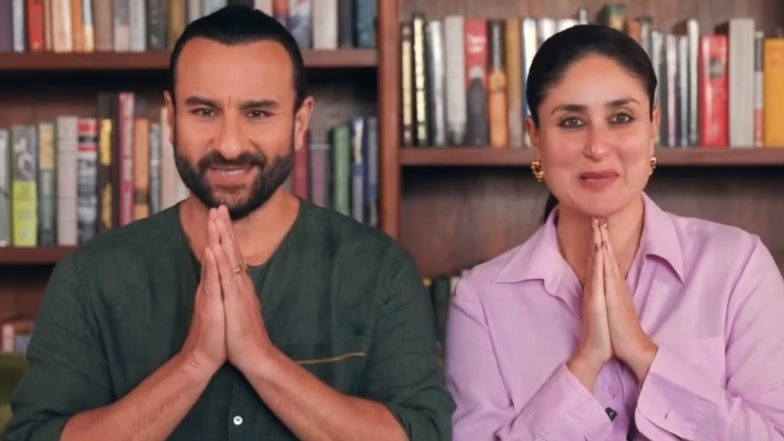 Saif Ali Khan Birthday: Kareena Kapoor Khan Wishes Her &lsquo;Lion&rsquo; Husband on His 55th Birthday, Shares Photo on Instagram