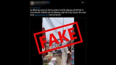Fact Check: Is Viral Video Claiming Nandkishore Gurjar Was Manhandled and Beaten Up in Sahibabad Mandi Real or Fake? BJP MLA Dismisses False Claims