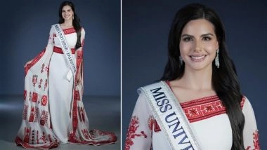 Nadeen Ayoub Is Palestine’s First Miss Universe Contender: Palestinian-Canadian Model Set To Represent Her Country at 74th Miss Universe Beauty Pageant (See Pics and Video)