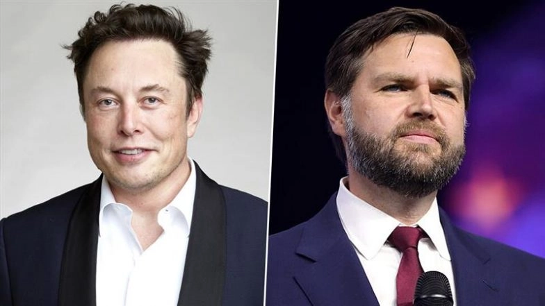 Is Elon Musk Considering To Back JD Vance in 2028 US Presidential Election? Vice President Calls WSJ Report ‘Fake’, Tells Billionaire To Stay Loyal to Donald Trump (Video)