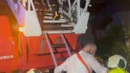 Mumbai Monorail Passengers Rescued As Train Gets Stuck Near Mysore Colony Station Due to Power Outage (Watch Video)