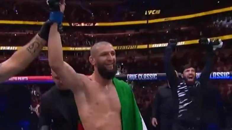 Khamzat Chimaev Beats Dricus Du Plessis via Unanimous Decision at UFC 319 Main Event To Become New Middleweight Champion