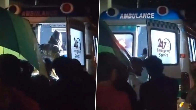 Krishna Janmashtami Celebrations Turn Into Tragedy in Hyderabad: 5 Dead, 4 Injured As Chariot Hits High-Tension Electric Wires During Janmashtami Procession in Ramanthapur Area (Watch Videos)