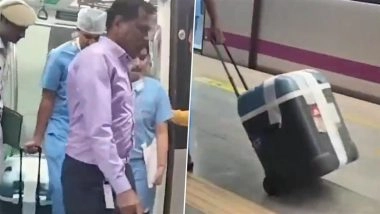 First-Ever in Bengaluru: Namma Metro Transports Donated Liver, Saves Patient by Beating City Traffic in 55-Minute Lifeline Ride (Watch Video)