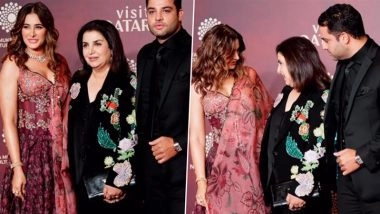 Nargis Fakhri Makes FIRST Public Appearance With Husband Tony Beig at Mumbai Event After Secret Wedding; Farah Khan Instructs Entrepreneur To ‘Stand With Wife’ in Viral Video – WATCH