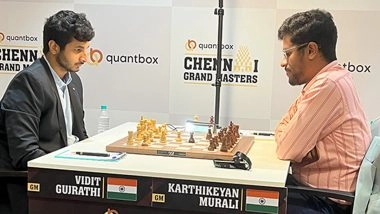 Chennai Grand Masters 2025: Karthikeyan Murali Upsets Vidit Gujrathi With Black, Vincent Keymer Edges Closer to Maiden Crown