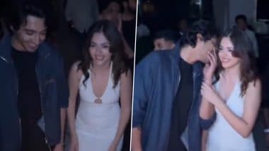 ‘AhNeet’ Sparks Dating Buzz: Ahaan Panday and Aneet Padda’s Adorable Chemistry Steals the Spotlight at ‘Saiyaara’ Success Bash (View Post)
