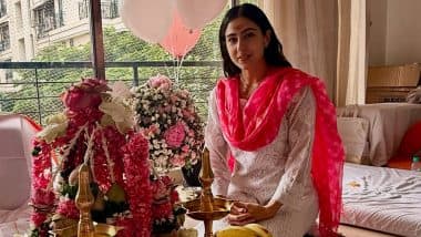 ‘Blessed’: Sara Ali Khan Celebrates 30th Birthday With Home Puja, Heartfelt Wishes From Kareena Kapoor and Saba Pataudi (View Post)