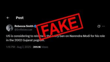 US to Reinstate Narendra Modi’s Visa Ban? No, It’s Propaganda