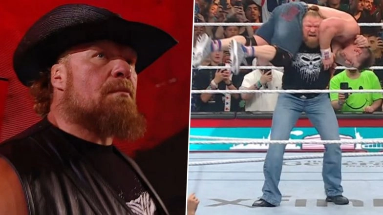 Brock Lesnar Makes Shock Return at WWE SummerSlam 2025, Beast Incarnate Hits Long-Time Rival John Cena With Devastating F5 (Watch Video)