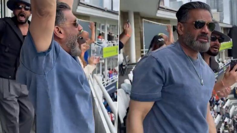 IND vs ENG 5th Test 2025: Suniel Shetty Screams With Joy in Oval Stadium As India Level Series With Memorable Win Against England (See Pics and Video)