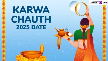 When Is Karwa Chauth 2025? Know Date, Timings, Rituals and Significance of the Traditional Hindu Festival