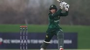 IRE-W vs PAK-W 2025: Pakistan Batter Sadaf Shamas Ruled Out of Ireland T20I Series