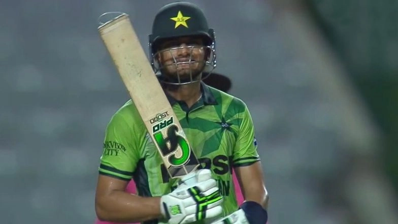 WI vs PAK 1st ODI 2025: Hasan Nawaz&rsquo;s Unbeaten 63 Guides Pakistan to Five-Wicket Win Against West Indies