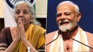 Nirmala Sitharaman Turns 66: PM Narendra Modi Extends Birthday Greetings to Union Finance Minister, Says &lsquo;Plays Vital Role to Realise Viksit Bharat&rsquo;