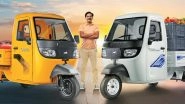 TVS King Kargo HD EV Launched in India With Advanced Tech Features and Longer Range; Check Price, Specifications and Features of New TVS 3-Wheeler Cargo Vehicle