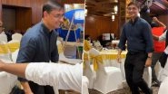 Sanjeev Sanyal Dance Video: PM Narendra Modi&rsquo;s Economic Advisor Dances to Ram Bhajans at Swarajya Conclave, Clip Goes Viral