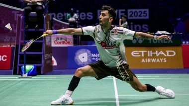 Lakshya Sen Enters Final of Hong Kong Open 2025; Indian Shuttler Secures Win Over Chou Tien Chen in Semi-Final