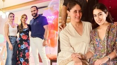 ‘Happy Birthday Darling’: Kareena Kapoor, Soha Ali Khan and Saba Pataudi Shower Love on Sara Ali Khan As She Turns 30 With Heartfelt Birthday Wishes