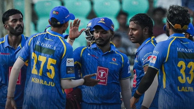 Andhra Premier League 2025 Live Streaming: Watch Vijayawada Sunshiners vs Simhadri Vizag Lions Cricket Match Live Telecast Online of APL Season Four