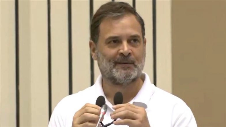‘Main Raja Nahi Hoon, Banna Bhi Nahi Chahta Hoon’: Rahul Gandhi After Congress Workers Raise Slogans at Annual Legal Conclave 2025 (Watch Video)
