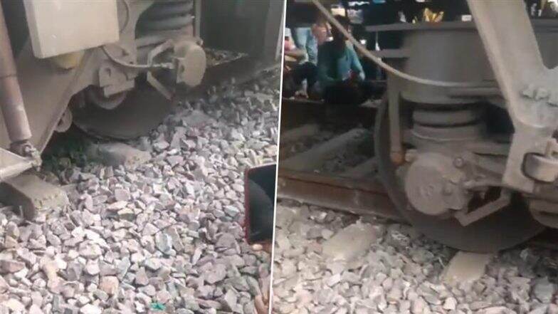 Kanpur Train Derailment: Sabarmati JanSadharan Express Derails in Uttar Pradesh, Rescue Operations On (Watch Video)