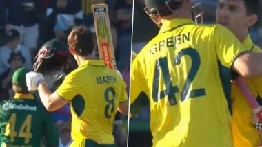 Mitchell Marsh Scores 100 Off 106 Balls During AUS vs SA 3rd ODI 2025, Aussie Skipper Slams Fourth Century in One-Day Internationals