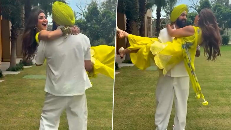 Shilpa Shetty Shares Romantic Moment With Raj Kundra, Actress Posts Dreamy Video With Husband on Song &lsquo;Jogiya&rsquo; From Raj&rsquo;s Upcoming Punjabi Film &lsquo;Mehar&rsquo;