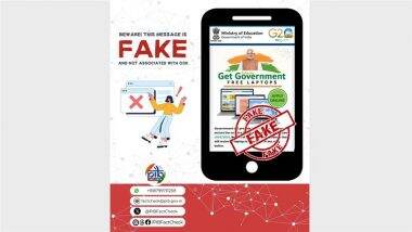 Is PM Narendra Modi-Led Government Providing Free Laptops to Students? PIB Fact Check Debunks Fake Viral Message