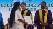 ‘RN Ravi Is Against Tamil Nadu’: PhD Scholar Jean Joseph Refuses Degree From Tamil Nadu Governor at 32nd Manonmaniam Sundaranar University Convocation, Video Goes Viral