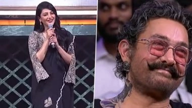 ‘Aamir Uncle’: Netizens Unhappy After Shruti Haasan Addresses Aamir Khan in THIS Manner at ’Coolie Unleashed’ Event; Viral Video Sparks Angry Reactions – WATCH