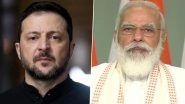 PM Narendra Modi Speaks With Volodymyr Zelenskyy, Reaffirms Support for Efforts Aimed at Earliest Restoration of Peace in Ukraine Conflict