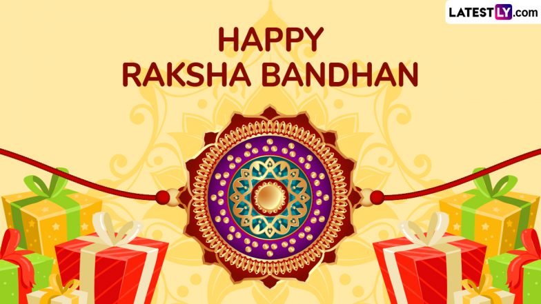 Raksha Bandhan 2025 Greetings for Sister: WhatsApp Messages, Happy Rakhi HD Images, Quotes and Wallpapers for the Hindu Festival Capturing the Essence of Sibling Love