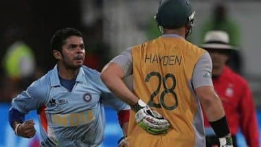 Former Indian Pacer S Sreesanth Recalls Iconic Celebration After Dismissing Matthew Hayden 