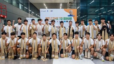 Asia Cup 2025: Defending Champions Korea Men’s Hockey Team Arrive in Bihar