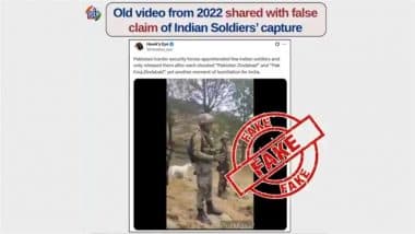 Fact Check: Viral Video Claiming Pakistani Forces Captured Indian Soldiers Is Fake