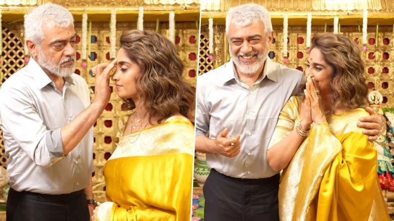 Ajith Kumar’s Heartwarming Temple Moment With Wife Shalini Wins the Internet, Fans Call It Pure Love (Watch Video)