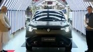 PM Narendra Modi Flags Off 1st &lsquo;Made in India&rsquo; E-Vitara, Maruti Suzuki&rsquo;s Global Battery Electric Vehicle, To Be Exported to 100 Countries (Watch Video)