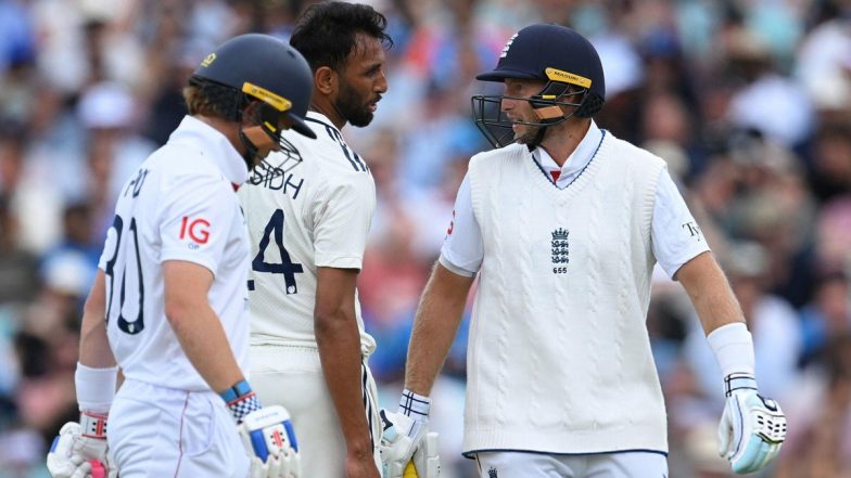 IND vs ENG 5th Test 2025: Prasidh Krishna Reflects on Verbal Duel With Joe Root, Says 'Didn’t Expect the Words I Said To Get Such Big Reaction’