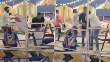 Jaunpur: 2 Injured After ‘Break Dance’ Ride Crashes at Fair in UP’s Badlapur, Police Respond After Video Goes Viral