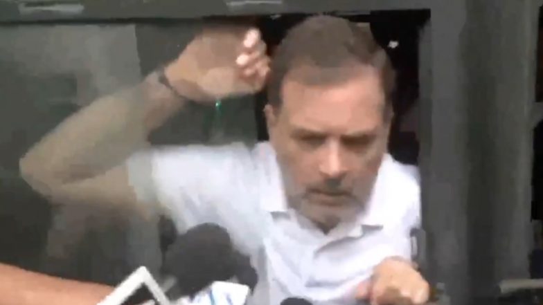 Rahul Gandhi, Priyanka Gandhi Among INDIA Bloc MPs Detained by Delhi Police During Protest March Against Election Commission Over Bihar SIR (Watch Videos)