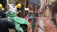 Bengaluru Fire: 5 Killed After Blaze Erupts at Plastic Mat Shop in Nagarathpete (See Pics)